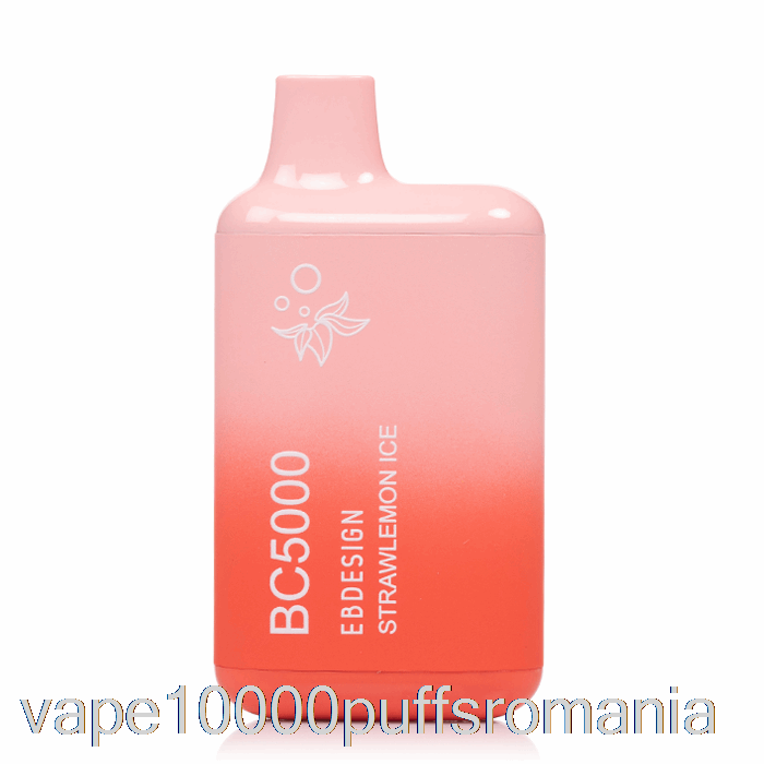 Vape Romania Bc5000 Gheata De Unica Folosinta Strawlemon